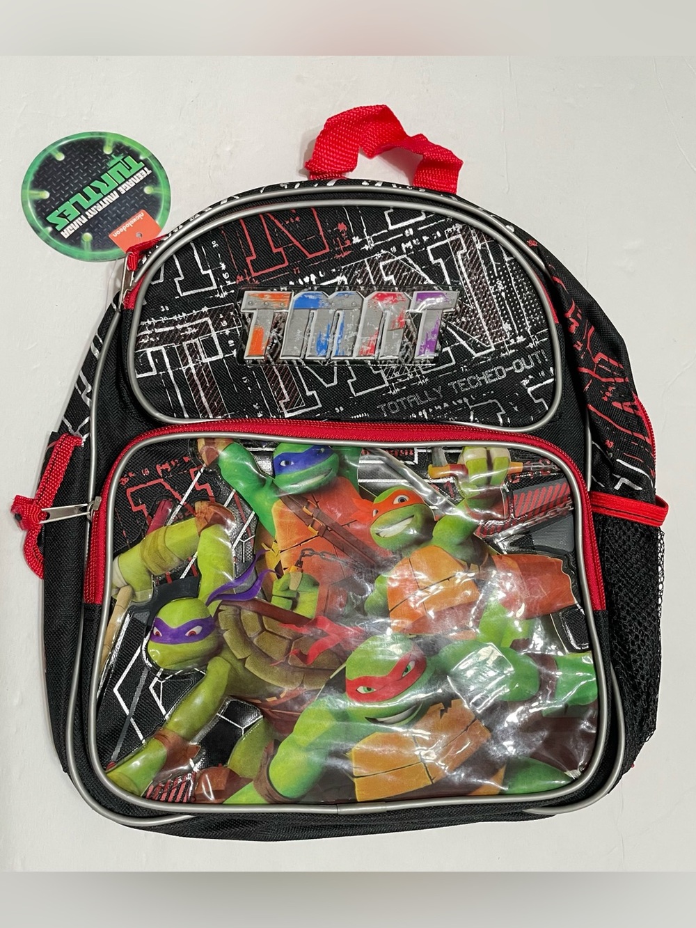 Small Backpack-Nickelodeon Ninja Turtle 12" Toddler Backpack,New With Tag!